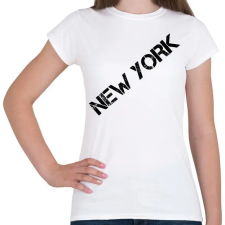 PRINTFASHION New York - Női póló - Fehér női póló