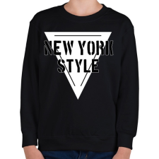 PRINTFASHION NEW YORK STYLE - Gyerek pulóver - Fekete gyerek pulóver, kardigán