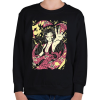PRINTFASHION Nezuko Demon - Gyerek pulóver - Fekete