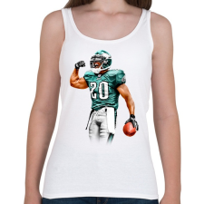 PRINTFASHION NFL Philadelphia Eagles - Női atléta - Fehér női trikó