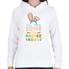 PRINTFASHION Nice deal - Női kapucnis pulóver - Fehér női pulóver, kardigán