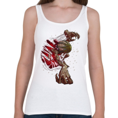 PRINTFASHION NIGHTMARE_GORGON_N1_HD - Női atléta - Fehér