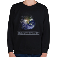 PRINTFASHION Nincs B bolygó - Gyerek pulóver - Fekete