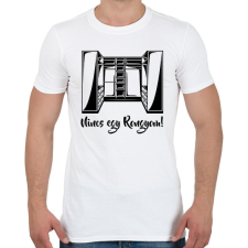 PRINTFASHION Nincs egy rongyom! - Férfi póló - Fehér férfi póló