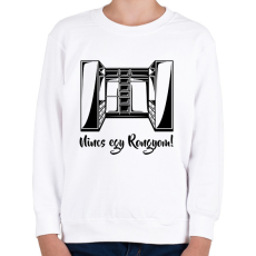 PRINTFASHION Nincs egy rongyom! - Gyerek pulóver - Fehér