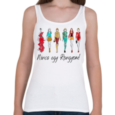 PRINTFASHION Nincs egy rongyom! - Női atléta - Fehér