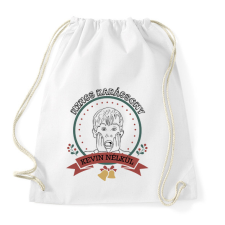 PRINTFASHION Nincs karácsony Kevin nélkül - Sportzsák, Tornazsák - Fehér tornazsák