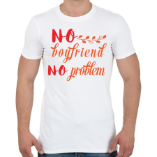 PRINTFASHION Nincs pasi, nincs gond - Férfi póló - Fehér férfi póló