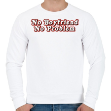 PRINTFASHION Nincs pasim, nincs baj - Férfi pulóver - Fehér férfi pulóver, kardigán