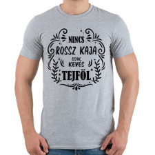 PRINTFASHION Nincs rossz kaja - Férfi póló - Sport szürke férfi póló