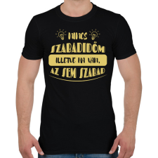 PRINTFASHION Nincs szabadidőm - Férfi póló - Fekete férfi póló