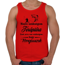 PRINTFASHION Nincs szükségem.. - Férfi atléta - Piros atléta, trikó