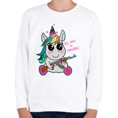 PRINTFASHION niniikiii - Gyerek pulóver - Fehér