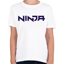 PRINTFASHION Ninja - Blue - Gyerek póló - Fehér gyerek póló