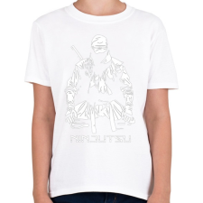 PRINTFASHION Ninja - Gyerek póló - Fehér gyerek póló