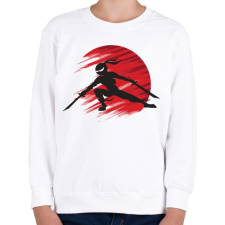 PRINTFASHION Ninja - Gyerek pulóver - Fehér gyerek pulóver, kardigán