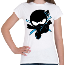 PRINTFASHION Ninja Kidz - Női póló - Fehér női póló