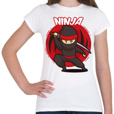 PRINTFASHION Ninja - Női póló - Fehér