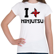 PRINTFASHION NINJUTSU - Női póló - Fehér