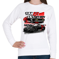 PRINTFASHION Nissan Advan GTR - Női pulóver - Fehér női pulóver, kardigán