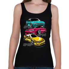 PRINTFASHION Nissan Silvia S13 S14 S15 - Női atléta - Fekete