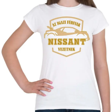 PRINTFASHION Nissan sofőr - Női póló - Fehér
