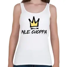 PRINTFASHION NLE choppa - Női atléta - Fehér női trikó