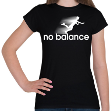 PRINTFASHION no balance - Női póló - Fekete női póló