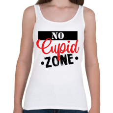 PRINTFASHION No Cupid zone - Női atléta - Fehér
