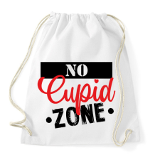 PRINTFASHION No Cupid zone - Sportzsák, Tornazsák - Fehér tornazsák