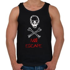 PRINTFASHION no escape - Férfi atléta - Fekete atléta, trikó