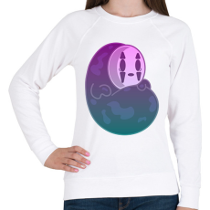 PRINTFASHION No-Face Spirit - Női pulóver - Fehér