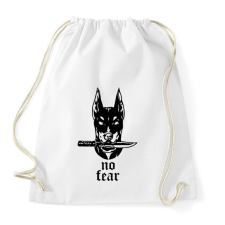 PRINTFASHION No fear - Sportzsák, Tornazsák - Fehér tornazsák