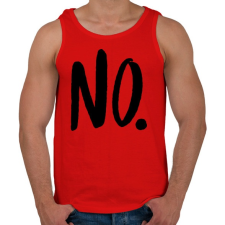 PRINTFASHION NO. - Férfi atléta - Piros atléta, trikó