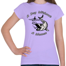 PRINTFASHION Nő mentes nap - Női póló - Viola női póló