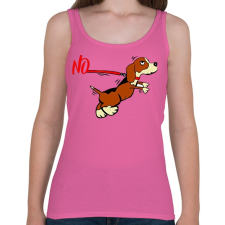 PRINTFASHION NO! - Női atléta - Rózsaszín női trikó