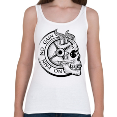 PRINTFASHION No Pain No Gain - Női atléta - Fehér