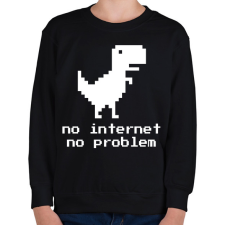 PRINTFASHION No problem - Gyerek pulóver - Fekete gyerek pulóver, kardigán