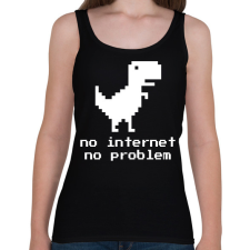 PRINTFASHION No problem - Női atléta - Fekete női trikó