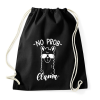 PRINTFASHION No Probllama - Sportzsák, Tornazsák - Fekete