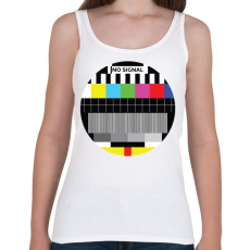 PRINTFASHION No signal - Női atléta - Fehér