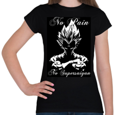 PRINTFASHION no supersaiyan - Női póló - Fekete női póló