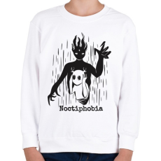 PRINTFASHION Noctiphobia - Gyerek pulóver - Fehér