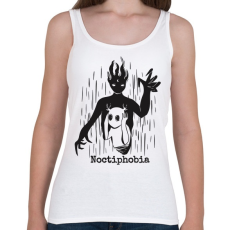 PRINTFASHION Noctiphobia - Női atléta - Fehér