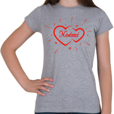 PRINTFASHION Noémi - Női póló - Sport szürke női póló