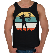 PRINTFASHION Női csigás ijász - Férfi atléta - Fekete atléta, trikó