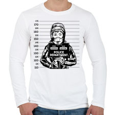 PRINTFASHION Női motoros - Férfi hosszú ujjú póló - Fehér férfi póló