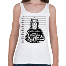 PRINTFASHION Női motoros - Női atléta - Fehér