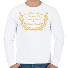 PRINTFASHION Nőnapi köszöntő - Férfi pulóver - Fehér férfi pulóver, kardigán