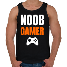 PRINTFASHION Noob Gamer - Férfi atléta - Fekete atléta, trikó